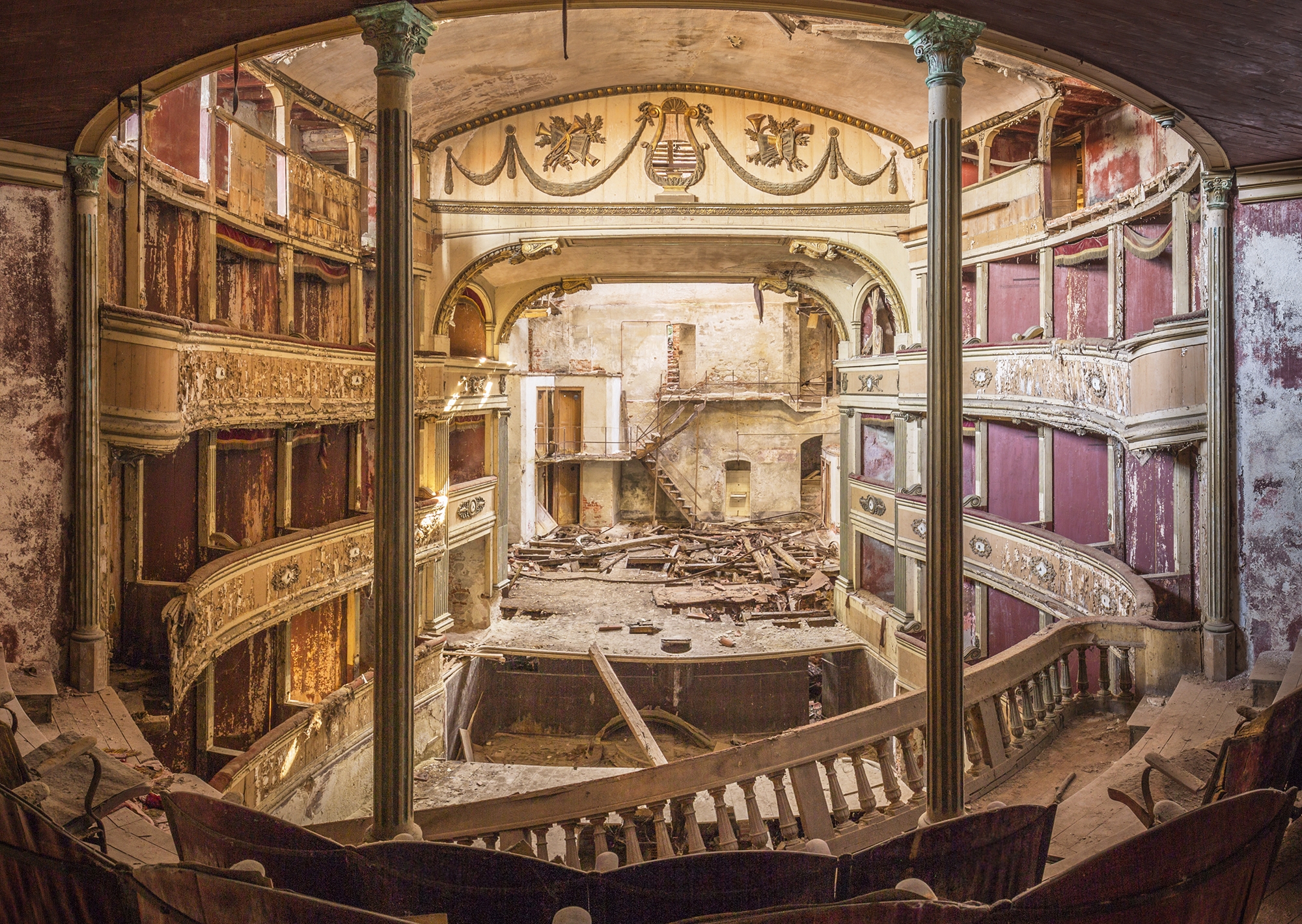 a theatre in ruins