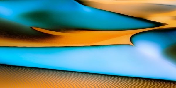 colorful sand dune